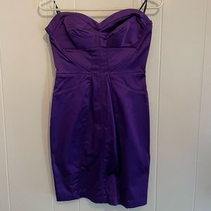 Purple Bebe corset dress.  Size small.